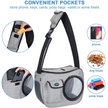 Show in main carousel: Ownpets Airline Approved Sling Dog & Cat Carrier, Grey, Medium slide 5 of 9