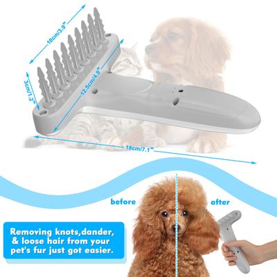 Show full view: Ownpets Electric Detangling Brush for Dogs & Cats slide 6 of 8