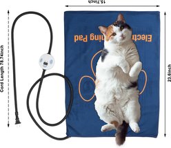 Ownpets Electric Temperature Adjustable Dog & Cat Heating Pad, Blue, Large slide 2 of 7