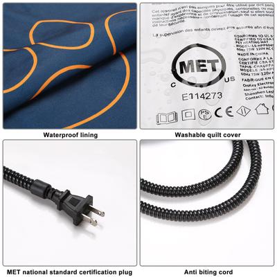 Show full view: Ownpets Electric Temperature Adjustable Dog & Cat Heating Pad, Blue, Large slide 4 of 9