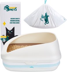 Ownpets Extra Thick Cat Drawstring Cat Litter Box Liner Bags, Large
