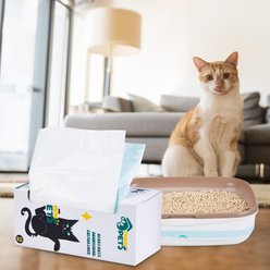 Ownpets Extra Thick Cat Drawstring Cat Litter Box Liner Bags, Large slide 2 of 7