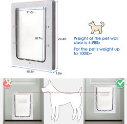 Ownpets Plastic Flap Dog Door slide 2 of 8