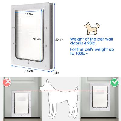 Show full view: Ownpets Plastic Flap Dog Door slide 2 of 8
