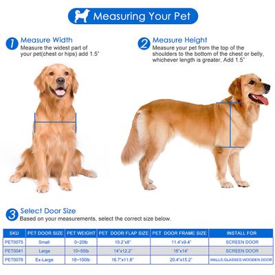 Show full view: Ownpets Plastic Flap Dog Door slide 7 of 8