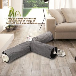 Ownpets T Shape Tunnel Cat Toy slide 2 of 7