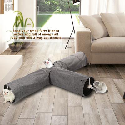 Show full view: Ownpets T Shape Tunnel Cat Toy slide 2 of 8