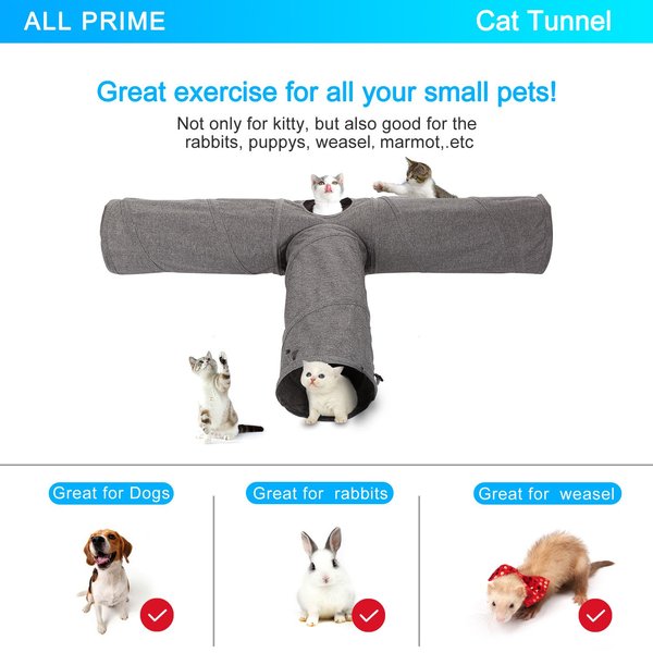 Ownpets T Shape Tunnel Cat Toy