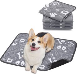 Ownpets Washable Reusable & Non-Slip Playpen Dog Training Potty & Pee Pads, 4-pack