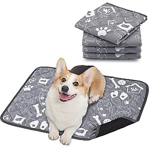 Ownpets Washable Reusable & Non-Slip Playpen Dog Training Potty & Pee Pads, 4-pack