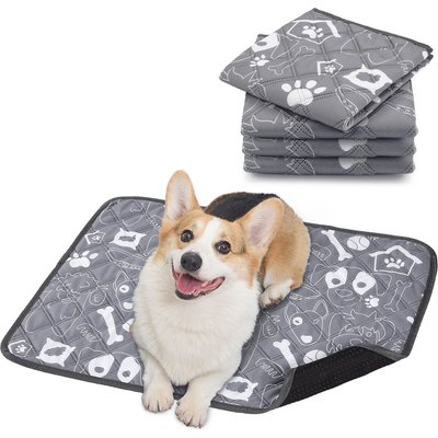 Ownpets Ownpets Washable Reusable & Non-Slip Playpen Dog Training Potty & Pee Pads, 4-pack
