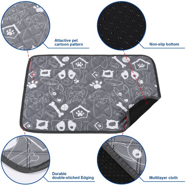 Show full view: Ownpets Washable Reusable & Non-Slip Playpen Dog Training Potty & Pee Pads, 4-pack slide 2 of 9