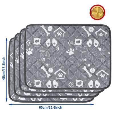 Show full view: Ownpets Washable Reusable & Non-Slip Playpen Dog Training Potty & Pee Pads, 4-pack slide 8 of 10