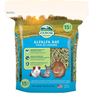 Oxbow Alfalfa Hay Small Animal Food, 15-oz bag