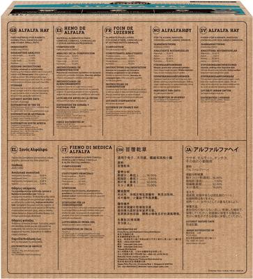 Show full view: Oxbow Alfalfa Hay Small Animal Food, 9-lb box slide 2 of 11