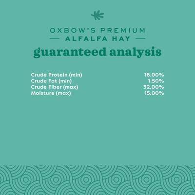 Show full view: Oxbow Alfalfa Hay Small Animal Food, 9-lb box slide 6 of 11