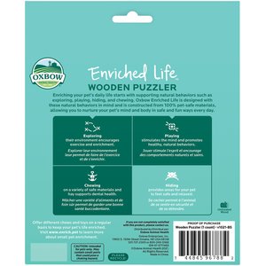 Oxbow Animal Health Enriched Life Wooden Puzzler Small Animal Toy