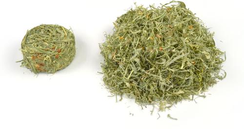 Show full view: Oxbow Animal Health Harvest Hay Stacks Western Timothy Hay with Carrots All Natural Hay for Rabbits, Guinea Pigs, Chinchillas, Hamsters & Gerbils, 35-oz. slide 3 of 11