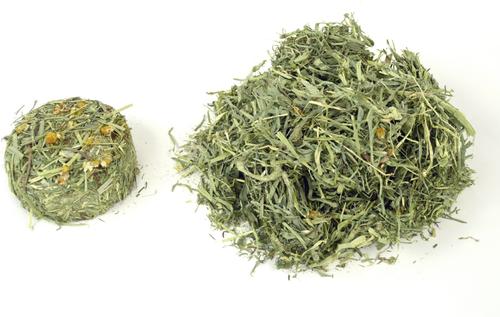 Show full view: Oxbow Animal Health Harvest Hay Stacks Western Timothy Hay with Chamomile All Natural Hay for Rabbits, Guinea Pigs, Chinchillas, Hamsters & Gerbils, 35-oz. slide 3 of 11