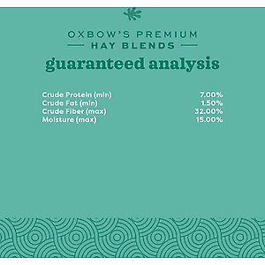 Oxbow Animal Health Oxbow Hay Blends Western Timothy & Orchard, 40-oz bag