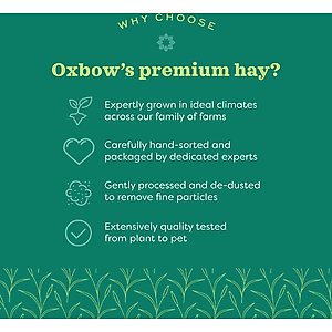 Oxbow Animal Health Oxbow Hay Blends Western Timothy & Orchard, 40-oz bag