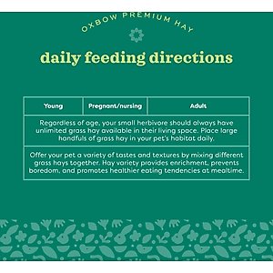 Oxbow Animal Health Oxbow Hay Blends Western Timothy & Orchard, 40-oz bag