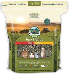 Oxbow Animal Health Oxbow Hay Blends Western Timothy & Orchard + Botanical Hay Small Animal Food slide 2 of 9