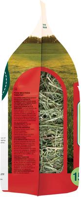 Show full view: Oxbow Animal Health Western Timothy Hay All Natural Hay for Rabbits, Guinea Pigs, Chinchillas, Hamsters & Gerbils, 15-oz. slide 3 of 12