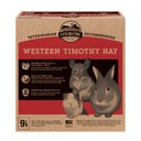 Oxbow Animal Health Western Timothy Hay All Natural Hay for Rabbits, Guinea Pigs, Chinchillas, Hamsters & Gerbils, 9-lb bag, bundle of 2