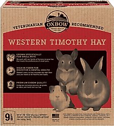 Oxbow Animal Health Western Timothy Hay All Natural Hay for Rabbits, Guinea Pigs, Chinchillas, Hamsters & Gerbils + Pure Comfort Small Animal Bedding, White slide 2 of 9