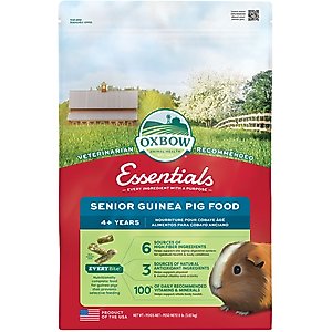 Oxbow Animal Healthy Essentials Natural Pellets Senior Guinea Pig Food, 8-lb bag