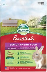 Oxbow Animal Healthy Essentials Natural Pellets Senior Rabbit Food, 8-lb bag