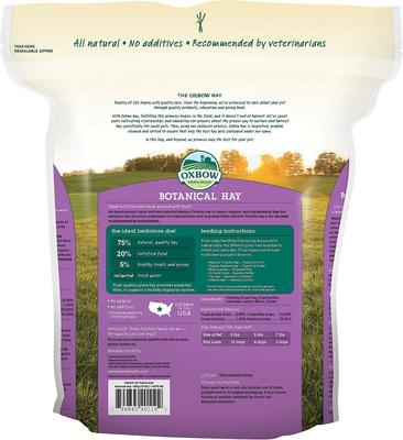 Show full view: Oxbow Botanical Hay + Oat Hay Small Animal Food slide 3 of 10