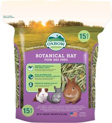 Oxbow Botanical Hay Small Animal Food, 15-oz bag