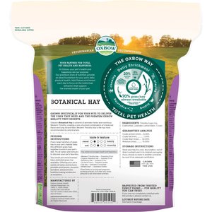 Oxbow Botanical Hay Small Animal Food, 15-oz bag