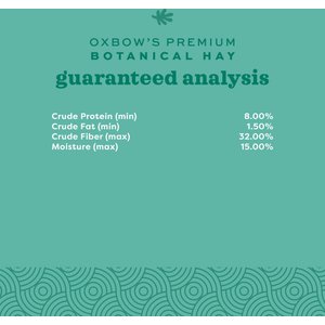 Oxbow Botanical Hay Small Animal Food, 15-oz bag