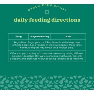 Oxbow Botanical Hay Small Animal Food, 15-oz bag