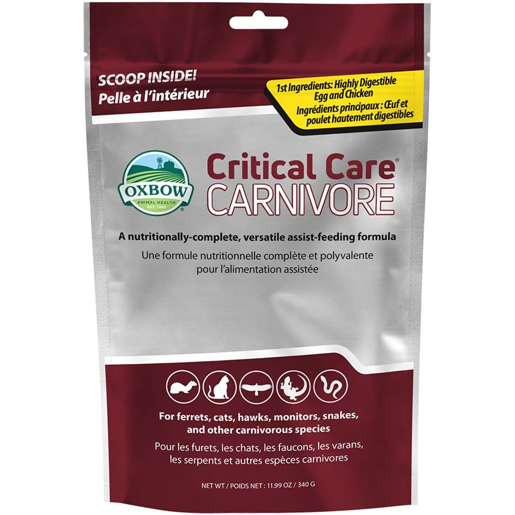 Oxbow Critical Care Carnivore Small-Pet Supplement, 340-gm bag