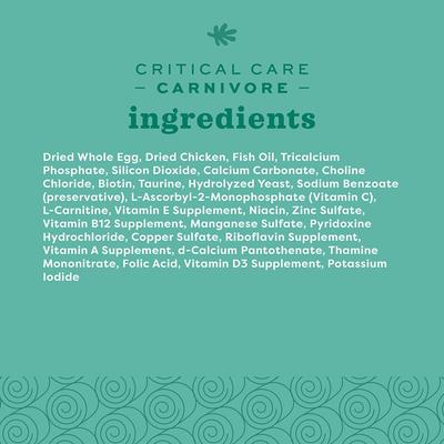 Show full view: Oxbow Critical Care Carnivore Small-Pet Supplement, 70-gm bag slide 5 of 7