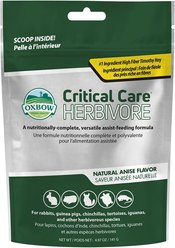 Oxbow Critical Care Herbivore Anise Small-Pet Health Supplement, 141-gm bag