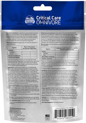 Show full view: Oxbow Critical Care Omnivore Small-Pet Supplement, 70-gm bag slide 2 of 5