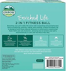 Oxbow Enriched Life 2 in 1 Fitness Ball Small Animal Toy slide 2 of 9