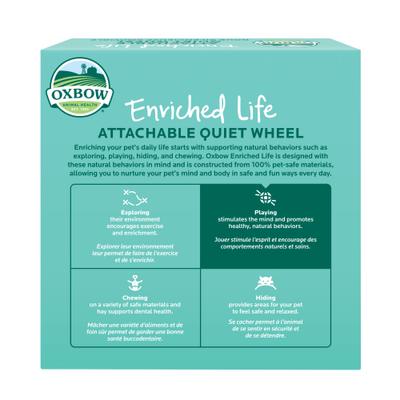 Show full view: Oxbow Enriched Life Attachable Quiet Wheel Small Animal Toy slide 2 of 9