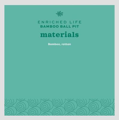 Show full view: Oxbow Enriched Life Bamboo Ball Pit Small Pet Toy slide 4 of 7