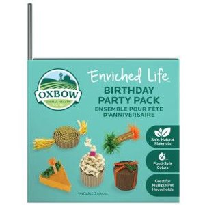 Oxbow Enriched Life Birthday Party Pack Small Pet Toy