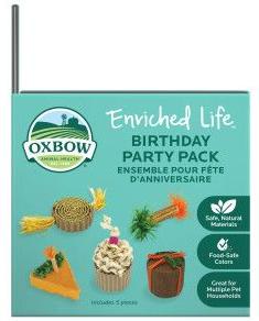 Show full view: Oxbow Enriched Life Birthday Party Pack Small Pet Toy slide 3 of 10