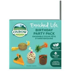 Oxbow Enriched Life Birthday Party Pack Small Pet Toy