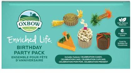 Show full view: Oxbow Enriched Life Birthday Party Pack Small Pet Toy slide 5 of 10
