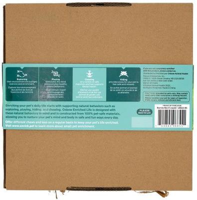 Show full view: Oxbow Enriched Life Burrow Box Small Pet Toy slide 2 of 6