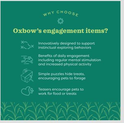 Show full view: Oxbow Enriched Life Burrow Box Small Pet Toy slide 4 of 6